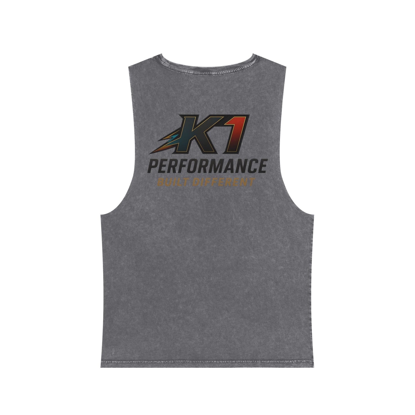 Unisex Stonewash Tank Top - Casual Summer Wear, Gym Apparel, Performance Tees, Outdoor Activities, Vintage Style